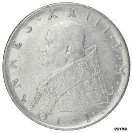 【極美品/品質保証書付】 アンティークコイン コイン 金貨 銀貨 [送料無料] [#839416] Coin, VATICAN CITY, John XXIII, 100 Lire, 1959, VF(30-35), Stainless