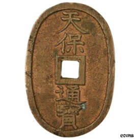 【極美品/品質保証書付】 アンティークコイン コイン 金貨 銀貨 [送料無料] [#519517] Coin, Japan, 100 Mon, Tempo Tsuho, 1835-70, VF(30-35), Bronze, KM:7