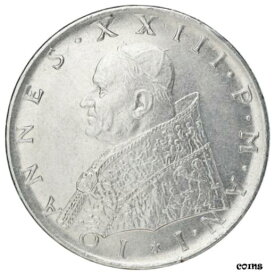 【極美品/品質保証書付】 アンティークコイン コイン 金貨 銀貨 [送料無料] [#839413] Coin, VATICAN CITY, John XXIII, 100 Lire, 1959, AU(50-53), Stainless