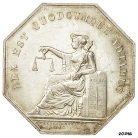 【極美品/品質保証書付】 アンティークコイン コイン 金貨 銀貨 [送料無料] [#400805] Other Coins, Token, AU(50-53), Silver, 33, 18.40