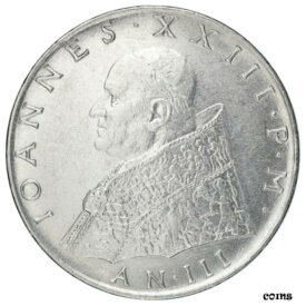 【極美品/品質保証書付】 アンティークコイン コイン 金貨 銀貨 [送料無料] [#839421] Coin, VATICAN CITY, John XXIII, 100 Lire, 1961, AU(50-53), Stainless