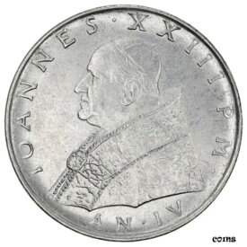 【極美品/品質保証書付】 アンティークコイン コイン 金貨 銀貨 [送料無料] [#955669] Coin, VATICAN CITY, John XXIII, 100 Lire, 1962, AU(50-53), Stainless