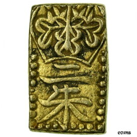 【極美品/品質保証書付】 アンティークコイン コイン 金貨 銀貨 [送料無料] [#497076] Coin, Japan, Tempo, 2 Shu, Nishu Gin, 1832-1858, AU(50-53), Gold And