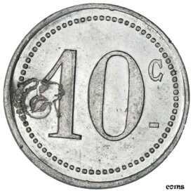 【極美品/品質保証書付】 アンティークコイン コイン 金貨 銀貨 [送料無料] [#909188] Coin, France, 10 Centimes, AU(55-58), Aluminium, Elie:10.4