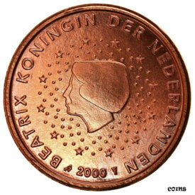 【極美品/品質保証書付】 アンティークコイン コイン 金貨 銀貨 [送料無料] [#764002] Netherlands, Euro Cent, 2000, AU(55-58), Copper Plated Steel, KM:234