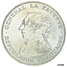【極美品/品質保証書付】 アンティークコイン コイン 金貨 銀貨 [送料無料] [#371081] Coin, France, Lafayette, 100 Francs, 1987, AU(55-58), Silver, KM:962