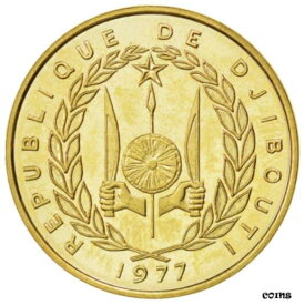 【極美品/品質保証書付】 アンティークコイン コイン 金貨 銀貨 [送料無料] [#84565] DJIBOUTI, 20 Francs, 1977, KM #E5, MS(60-62), Bronze-Aluminium, 4.00