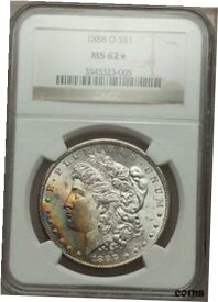 【極美品/品質保証書付】 アンティークコイン コイン 金貨 銀貨 [送料無料] 1888-O $1 MS62 STAR NGC - Exceptional Coin Earns NGC STAR (1088)