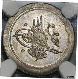 【極美品/品質保証書付】 アンティークコイン コイン 金貨 銀貨 [送料無料] 1823 NGC MS 62 Ottoman Turkey 5 Para 1223/16 Scarce Silver Coin (19091204C)