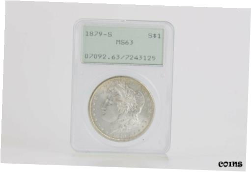 アンティークコイン コイン 金貨 銀貨 [送料無料] 1879-S PCGS MS63