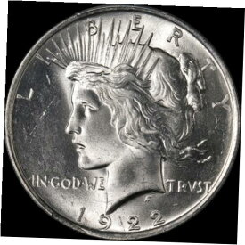 【極美品/品質保証書付】 アンティークコイン コイン 金貨 銀貨 [送料無料] 1922-P Peace Dollar PCGS MS65 Bright White Superb Eye Appeal Nice Strike STOCK