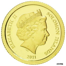 【極美品/品質保証書付】 アンティークコイン コイン 金貨 銀貨 [送料無料] [#480839] Solomon Islands, Elizabeth II, 5 Dollars, 2011, B.H. Mayer, MS(65-70)
