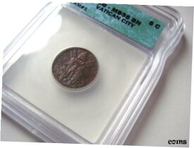 【極美品/品質保証書付】 アンティークコイン コイン 金貨 銀貨 [送料無料] Vatican City 1932 MS65 BN 5 Cent - High grade ICG SLABBED & GRADED