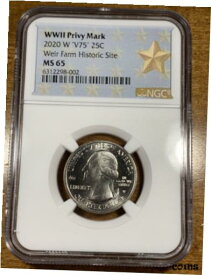 2020-W 25c ウィア ファーム NP クォーター NGC MS652020-W 25c Weir Farm NP Quarter NGC MS65