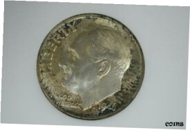 【極美品/品質保証書付】 アンティークコイン コイン 金貨 銀貨 [送料無料] Silver 1946-P Roosevelt Dime 90% Silver MS 66 NGC BEAUTY - M-2236