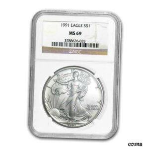 1991 Vo[ AJ C[O MS-69 NGC - SKU #69021991 Silver American Eagle MS-69 NGC - SKU #6902