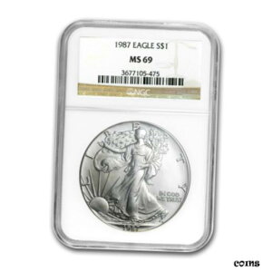 1987 Vo[ AJ C[O MS-69 NGC - SKU #68981987 Silver American Eagle MS-69 NGC - SKU #6898
