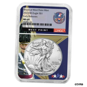 2022 (W) $1 AJ Vo[ C[O NGC MS69 ER EGXg |Cg RA2022 (W) $1 American Silver Eagle NGC MS69 ER West Point Core