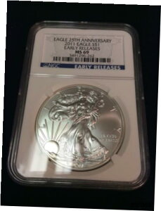 2011 Eagle 25 NLO MS 69 [X NGC2011 Eagle 25th Anniversary MS 69 Early Release NGC
