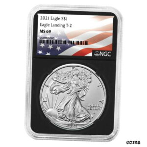 2021 $1 ^Cv 2 AJ Vo[ C[O NGC MS69 tbO x g RA2021 $1 Type 2 American Silver Eagle NGC MS69 Flag Label Retro Core