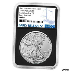 2021 (W) $1 ^Cv 2 AJ Vo[ C[O NGC MS69 ER u[ x g RA2021 (W) $1 Type 2 American Silver Eagle NGC MS69 ER Blue Label Retro Core