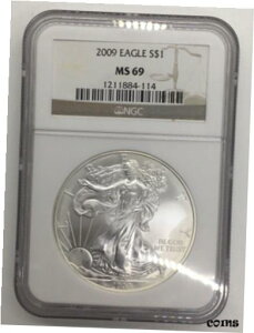 2009 AJ Vo[ C[O NGC MS 692009 American Silver Eagle NGC MS 69