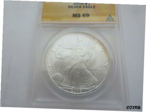 2006 Vo[C[OAANACSAMS 69A킸ȃg[jO2006 Silver Eagle , ANACS , MS 69 , Slight Rim Toning