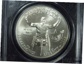 【極美品/品質保証書付】 アンティークコイン コイン 金貨 銀貨 [送料無料] 1996-D Paralympics Commemorative Dollar PCGS MS69 (532)