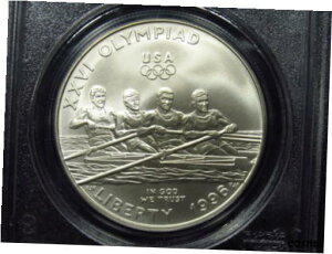 1996-D IsbN{[gZLOVo[_[ PCGS MS69 (495) SHIELD OGH1996-D Olympic Rowing Commemorative Silver Dollar PCGS MS69 (495) SHIELD OGH