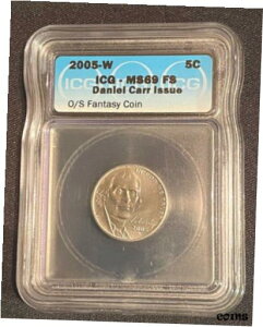 ICG MS69 FS 2005-W WFt@[\ jbP t Xebv _ J[ [Cg ~g COAtICG MS69 FS 2005-W Jefferson Nickel Full Steps Dan Carr MoonLight Mint w/ COA