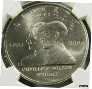 2003 P s 100 NLO Vo[ _[ NGC MS 692003 P First Flight Centennial Commemorative Silver Dollar NGC MS 69