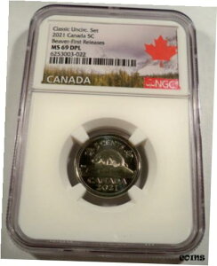2021 Ji_ 5c NGC MS 69 DPL jbP 5 Zg RC MS 69 fB[v v[t CN2021 CANADA 5c NGC MS 69 DPL NICKEL FIVE CENT COIN MS 69 DEEP PROOF LIKE