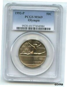 1992 P 50C IsbNLO PCGS MS691992 P 50C Olympic Commemorative PCGS MS69
