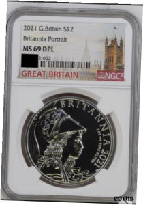 2021 CMX ?2 u^jA v~A BU (MS69 DPL) 1 IX - 75002021 Great Britain ?2 Britannia Premium BU (MS69 DPL) 1 oz Silver Coin - 7500