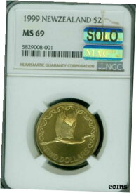 【極美品/品質保証書付】 アンティークコイン コイン 金貨 銀貨 [送料無料] 1999 NEW ZEALAND BRONZE $2 NGC MS-69 MAC SOLO FINEST MAC SPOTLESS 5,000 MINTED *