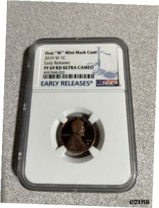 2019-W J[́uWv񗬒ʃZg 1c [X NGC MS69 RD2019-W LINCOLN First "W" Uncirculated Cent 1c EARLY RELEASES NGC MS69 RD