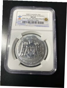 2009 NGC Ji_ 5 h⃁_ 2010 NoN[o[IsbN MS69 1  200,000 XgCN̂ 1 l2009 NGC Canada $5 Silver Vancouver 2010 Olympics MS69 One of 1st 200,000 Struck
