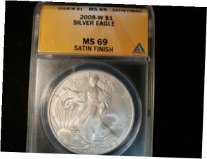 2008 W Vo[ C[O AibNX MS 69 43291942008 W SILVER EAGLE ANACS MS 69 4329194