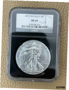 2013-W o[jbV Vo[ C[O NGC MS69 ubN RA A2013-W Burnished Silver Eagle NGC MS69 Black Core Rare