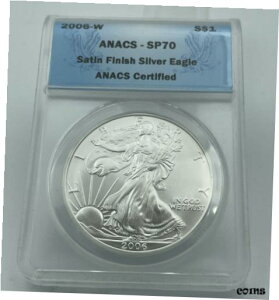 2006-W ANACS MS70 Vo[ C[O uXg zCg RC2006-W ANACS MS70 Silver Eagle Blast White Coin