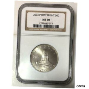 2003 Ns n[t_[ NGC MS70 ***Rev Tye's Stache*** #6017452003 First Flight Half Dollar NGC MS70 ***Rev Tye's Stache*** #601745