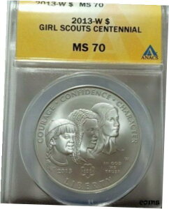 2013 W K[XJEg 100 NLO MS702013 W Girl Scouts Centennial MS70