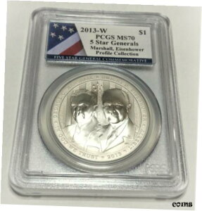 2103-W 5 R PCGS MS70uvt@C RNVvʃVo[ $1!2103-W 5 STAR GENERALS PCGS MS70 "PROFILE COLLECTION" UNCIRCULATED SILVER $1!