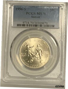 1996-S IsbN TbJ[ ʋLO 0.5 h PCGS MS701996-S OLYMPICS SOCCER UNCIRCULATED COMMEMORATIVE HALF DOLLAR PCGS MS70
