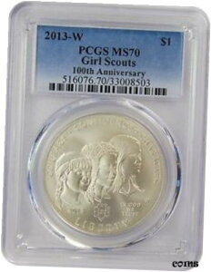 2013-W PCGS MS70 K[YXJEg 100 NLO̐V PCGS x2013-W PCGS MS70 Girls Scouts 100th Anniversary New PCGS Label