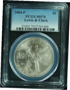 2004-P PCGS MS70 CXN[N (V PCGS x)2004-P PCGS MS70 Lewis & Clark (New PCGS Label)