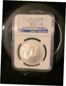 2013 W K[ XJEgLOVo[ _[[X Ngc MS 702013 W Girls Scouts Commemorative Silver Dollar Early Releases Ngc Ms 70