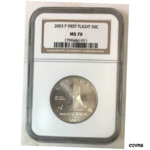 2003 Ns n[t_[ NGC MS70 ***Rev Tye ̃RCX^bV*** #6011452003 First Flight Half Dollar NGC MS70 ***Rev Tye's Coin Stache*** #601145