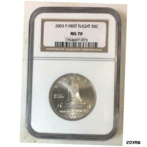 2003 Ns n[t_[ NGC MS70 ***Rev Tye ̃RCX^bV*** #7073502003 First Flight Half Dollar NGC MS70 ***Rev Tye's Coin Stache*** #707350