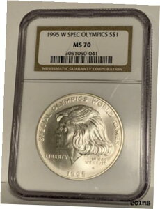1995-W $1 XyVIsbNXLOh NGC MS701995-W $1 Special Olympics Commemorative Dollar NGC MS70